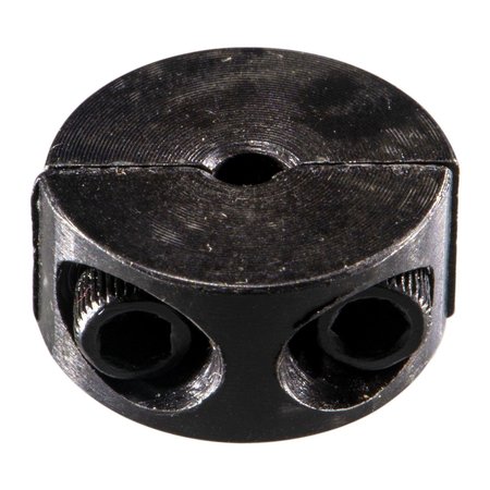 MIDWEST FASTENER #6 Black Oxide Steel Double Split Shaft Collar 2PK 933501